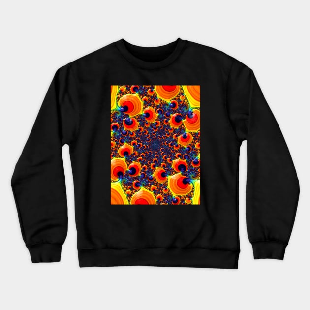 Rainbow Garden Crewneck Sweatshirt by fascinating.fractals